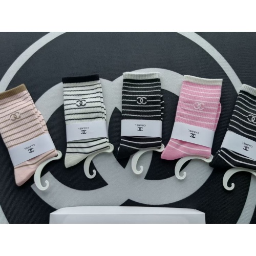 Replica Chanel Socks #1237714 $29.00 USD for Wholesale