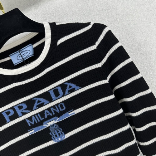 Replica Prada Sweater Long Sleeved For Women #1237723 $88.00 USD for Wholesale