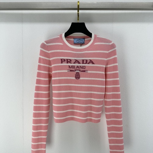 Prada Sweater Long Sleeved For Women #1237724 $88.00 USD, Wholesale Replica Prada Sweater