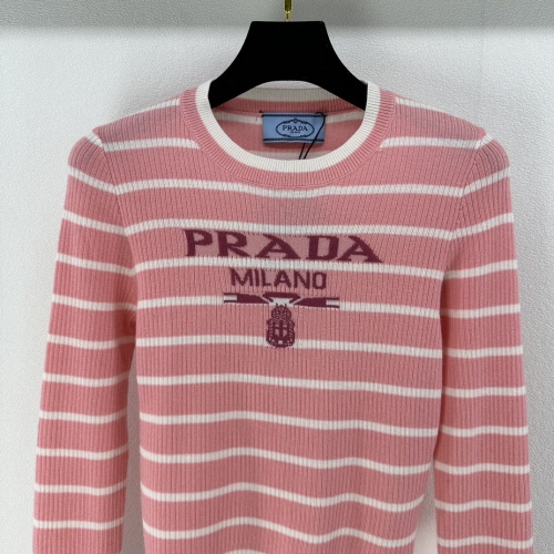 Replica Prada Sweater Long Sleeved For Women #1237724 $88.00 USD for Wholesale