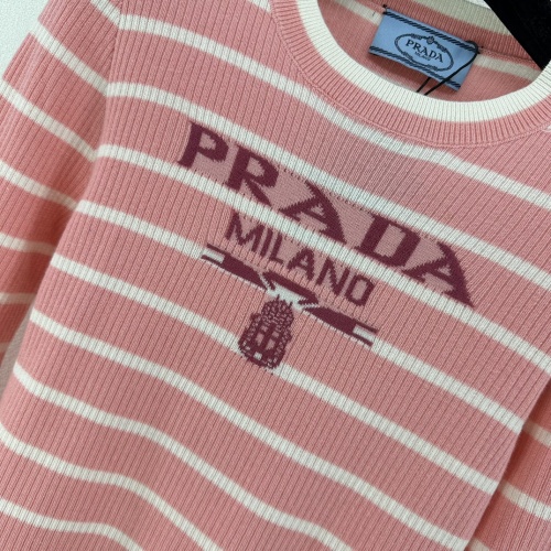 Replica Prada Sweater Long Sleeved For Women #1237724 $88.00 USD for Wholesale