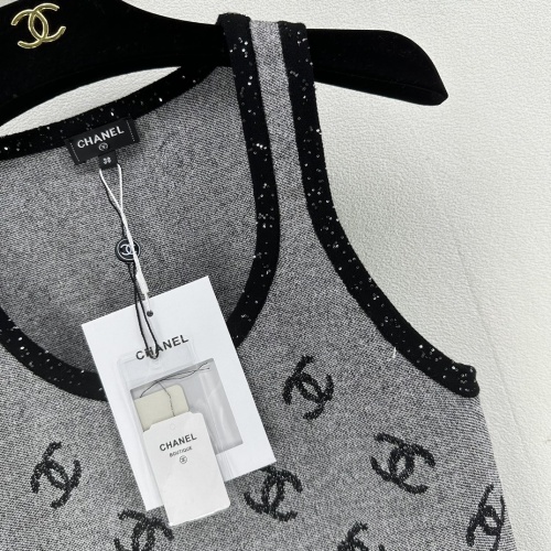 Replica Chanel T-Shirts Sleeveless For Women #1237733 $88.00 USD for Wholesale