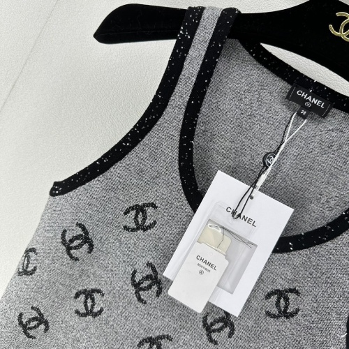 Replica Chanel T-Shirts Sleeveless For Women #1237733 $88.00 USD for Wholesale