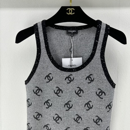 Replica Chanel T-Shirts Sleeveless For Women #1237733 $88.00 USD for Wholesale