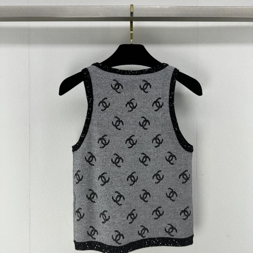 Replica Chanel T-Shirts Sleeveless For Women #1237733 $88.00 USD for Wholesale