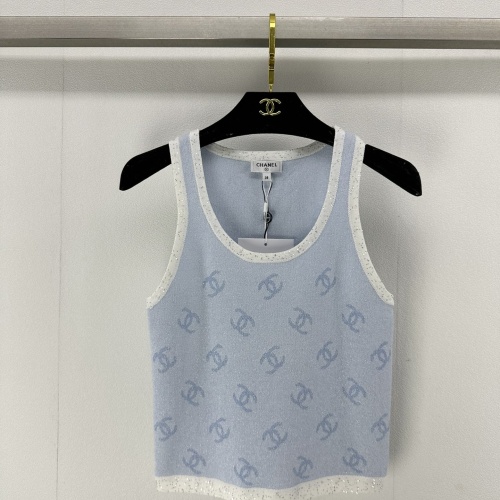 Chanel T-Shirts Sleeveless For Women #1237734 $88.00 USD, Wholesale Replica Chanel T-Shirts