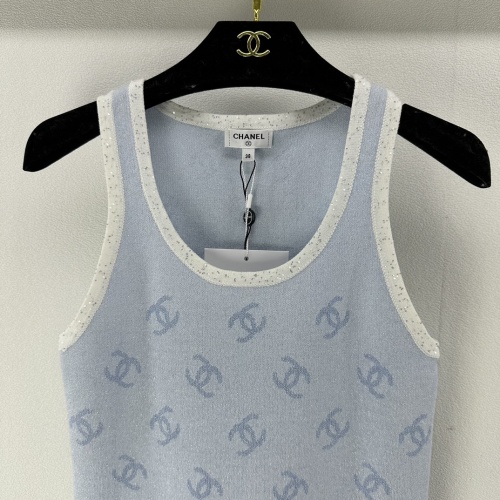 Replica Chanel T-Shirts Sleeveless For Women #1237734 $88.00 USD for Wholesale