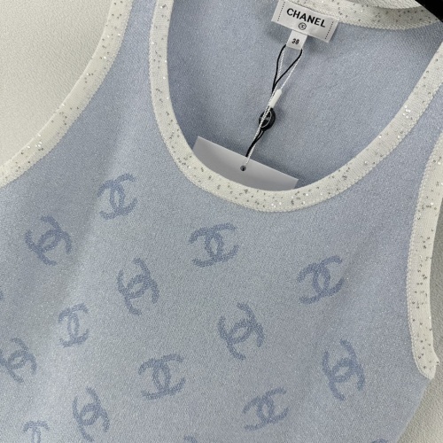 Replica Chanel T-Shirts Sleeveless For Women #1237734 $88.00 USD for Wholesale