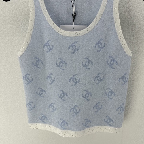 Replica Chanel T-Shirts Sleeveless For Women #1237734 $88.00 USD for Wholesale