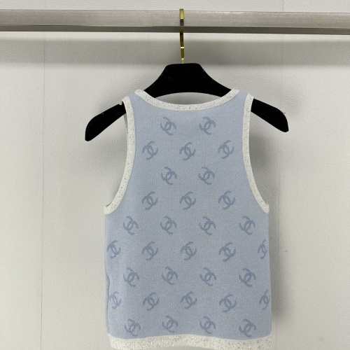 Replica Chanel T-Shirts Sleeveless For Women #1237734 $88.00 USD for Wholesale