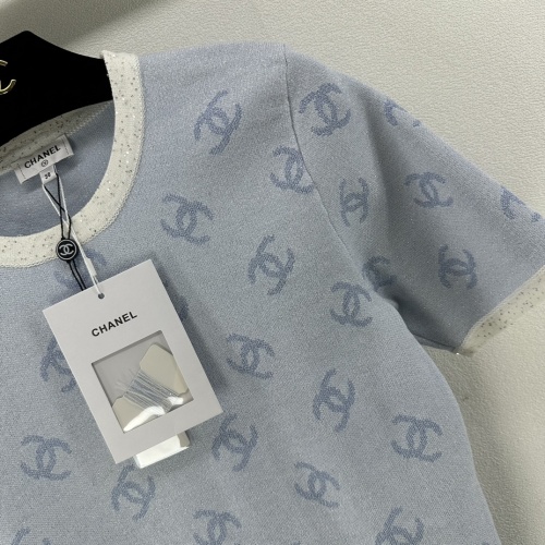 Replica Chanel T-Shirts Short Sleeved For Women #1237738 $88.00 USD for Wholesale