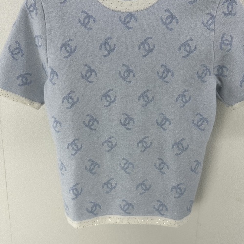 Replica Chanel T-Shirts Short Sleeved For Women #1237738 $88.00 USD for Wholesale