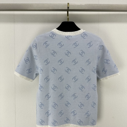 Replica Chanel T-Shirts Short Sleeved For Women #1237738 $88.00 USD for Wholesale