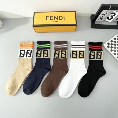 Fendi Socks #1237740 $29.00 USD, Wholesale Replica Fendi Socks