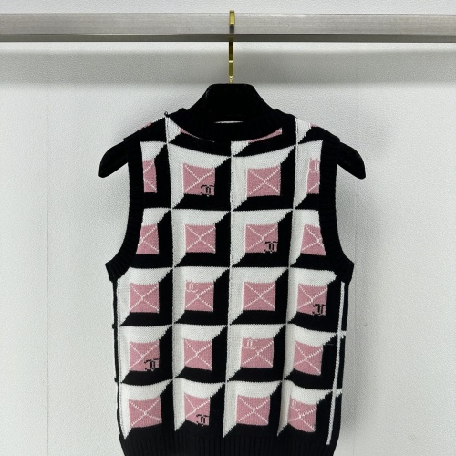 Replica Chanel T-Shirts Sleeveless For Women #1237741 $92.00 USD for Wholesale