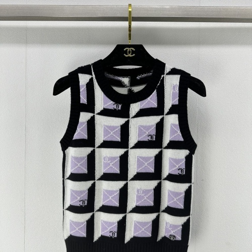 Chanel T-Shirts Sleeveless For Women #1237742 $92.00 USD, Wholesale Replica Chanel T-Shirts