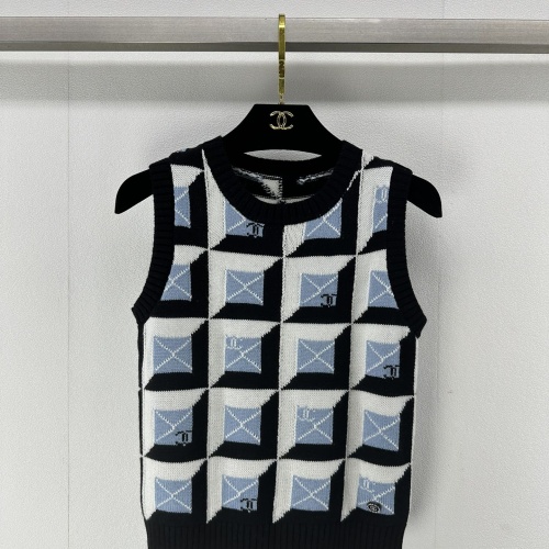 Chanel T-Shirts Sleeveless For Women #1237743 $92.00 USD, Wholesale Replica Chanel T-Shirts