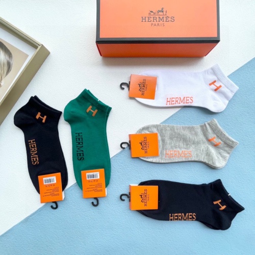 Replica Hermes Socks #1237745 $27.00 USD for Wholesale