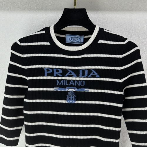 Replica Prada T-Shirts Short Sleeved For Women #1237751 $76.00 USD for Wholesale