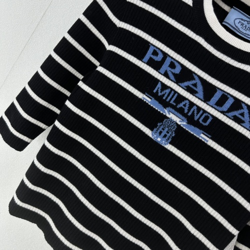 Replica Prada T-Shirts Short Sleeved For Women #1237751 $76.00 USD for Wholesale