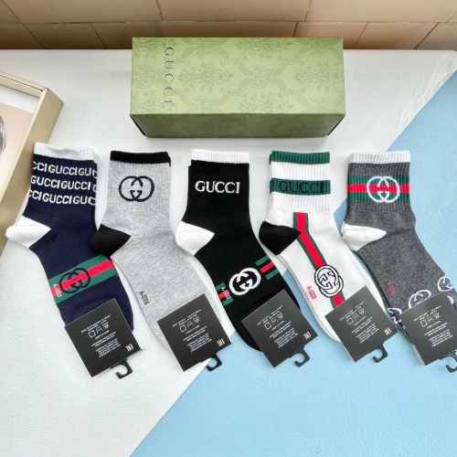 Replica Gucci Socks #1237753 $29.00 USD for Wholesale