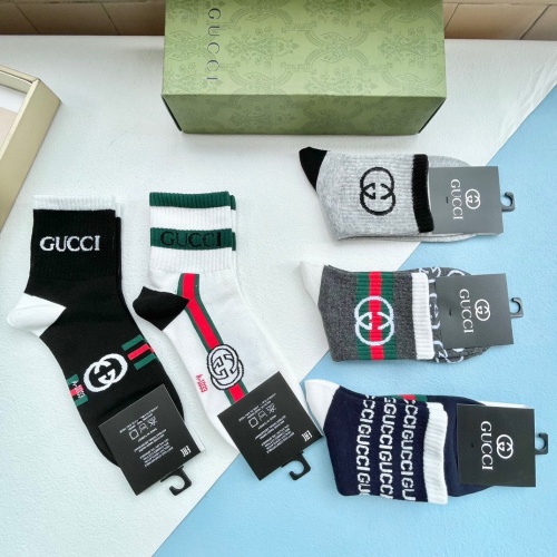 Replica Gucci Socks #1237753 $29.00 USD for Wholesale