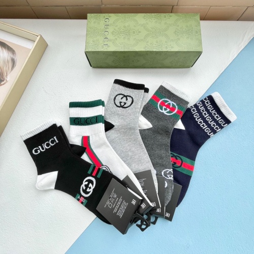 Replica Gucci Socks #1237753 $29.00 USD for Wholesale