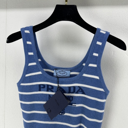 Replica Prada T-Shirts Sleeveless For Women #1237756 $72.00 USD for Wholesale