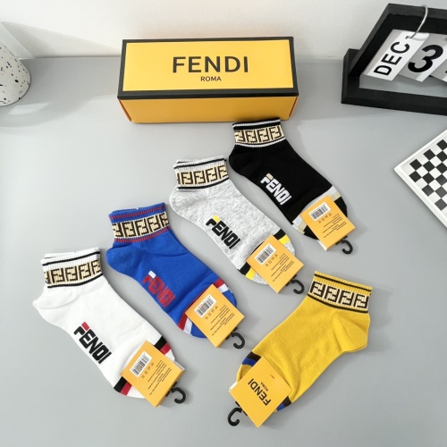 Replica Fendi Socks #1237764 $27.00 USD for Wholesale