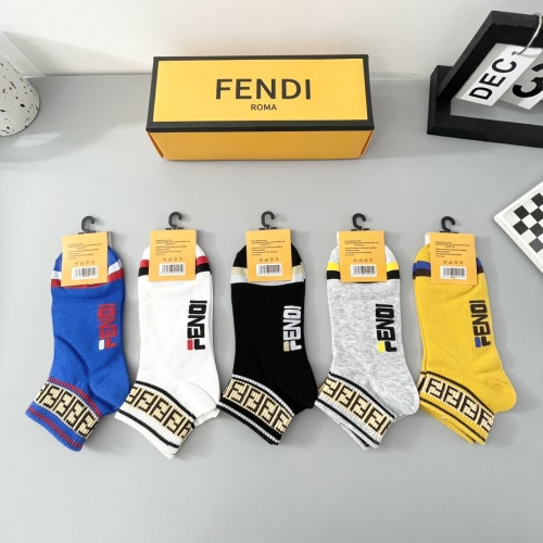 Replica Fendi Socks #1237764 $27.00 USD for Wholesale