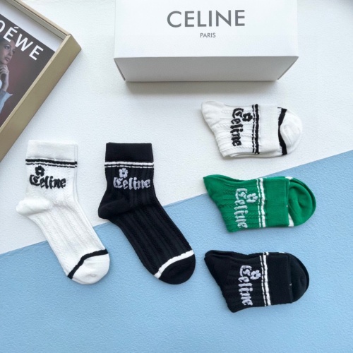 Replica Celine Socks #1237774 $27.00 USD for Wholesale