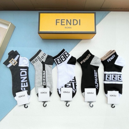 Fendi Socks #1237785 $27.00 USD, Wholesale Replica Fendi Socks