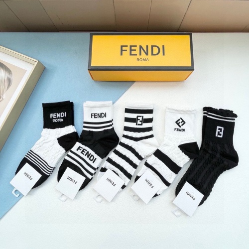 Fendi Socks #1237786 $27.00 USD, Wholesale Replica Fendi Socks