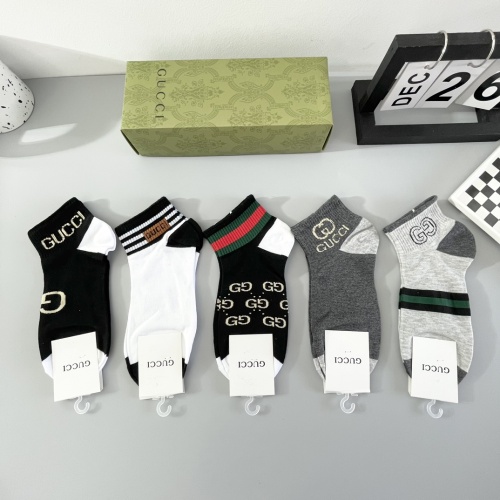 Gucci Socks #1237791 $27.00 USD, Wholesale Replica Gucci Socks