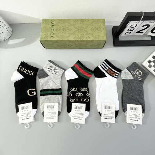 Replica Gucci Socks #1237791 $27.00 USD for Wholesale