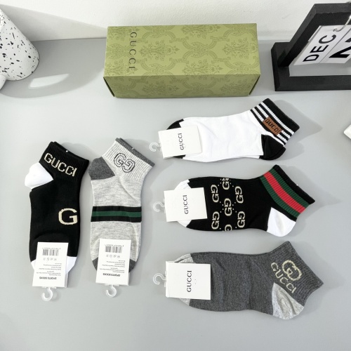 Replica Gucci Socks #1237791 $27.00 USD for Wholesale