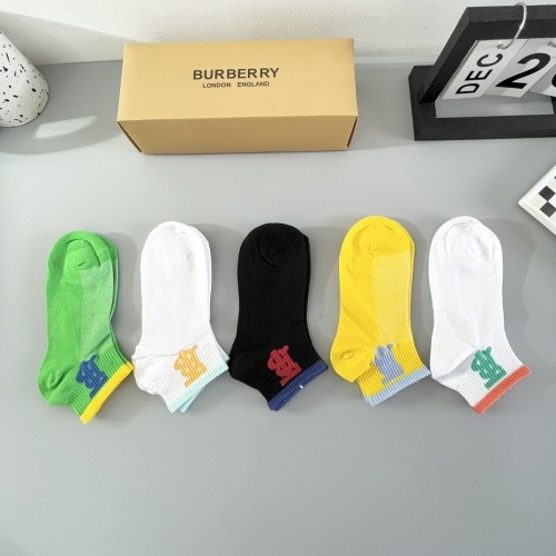 Replica Burberry Socks #1237792 $27.00 USD for Wholesale