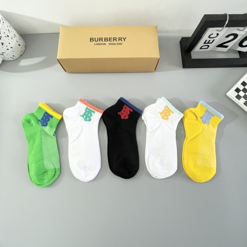 Replica Burberry Socks #1237792 $27.00 USD for Wholesale