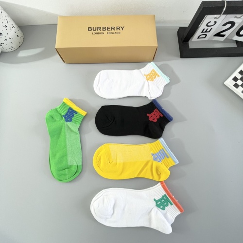 Replica Burberry Socks #1237792 $27.00 USD for Wholesale