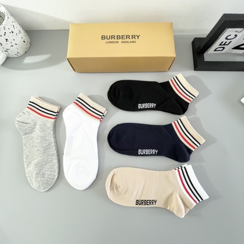 Replica Burberry Socks #1237793 $27.00 USD for Wholesale