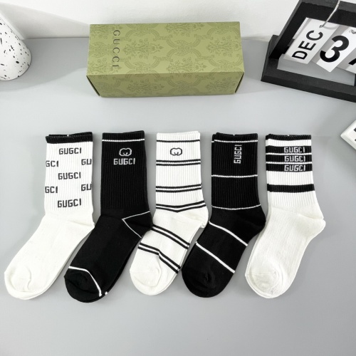 Gucci Socks #1237824 $29.00 USD, Wholesale Replica Gucci Socks