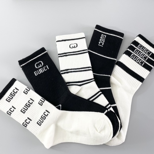 Replica Gucci Socks #1237824 $29.00 USD for Wholesale