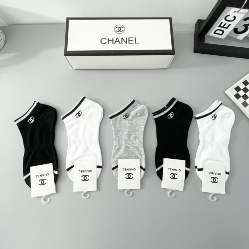 Chanel Socks For Women #1237832 $27.00 USD, Wholesale Replica Chanel Socks