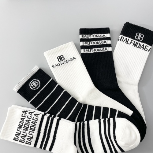 Replica Balenciaga Socks #1237836 $29.00 USD for Wholesale