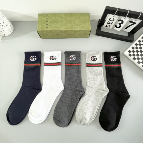 Gucci Socks #1237837 $29.00 USD, Wholesale Replica Gucci Socks