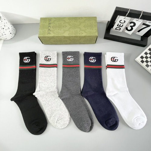 Replica Gucci Socks #1237837 $29.00 USD for Wholesale