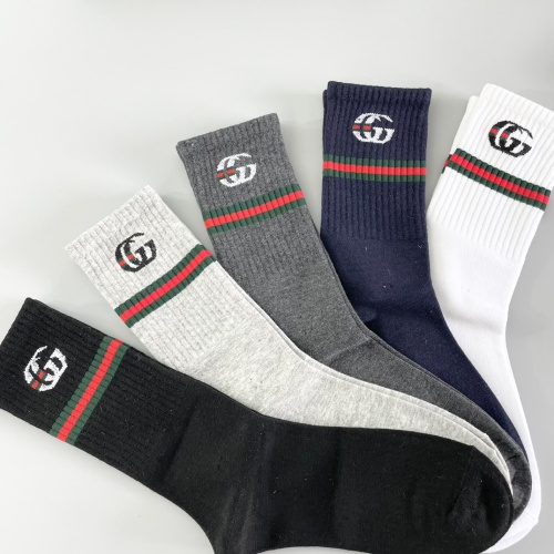 Replica Gucci Socks #1237837 $29.00 USD for Wholesale