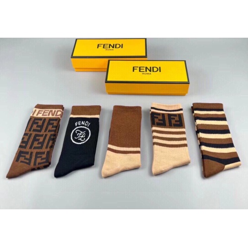 Replica Fendi Socks #1238064 $29.00 USD for Wholesale