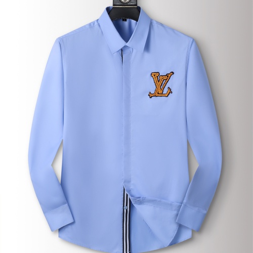 Louis Vuitton LV Shirts Long Sleeved For Men #1238229 $40.00 USD, Wholesale Replica Louis Vuitton LV Shirts