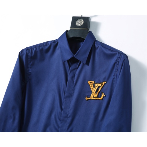 Replica Louis Vuitton LV Shirts Long Sleeved For Men #1238238 $40.00 USD for Wholesale